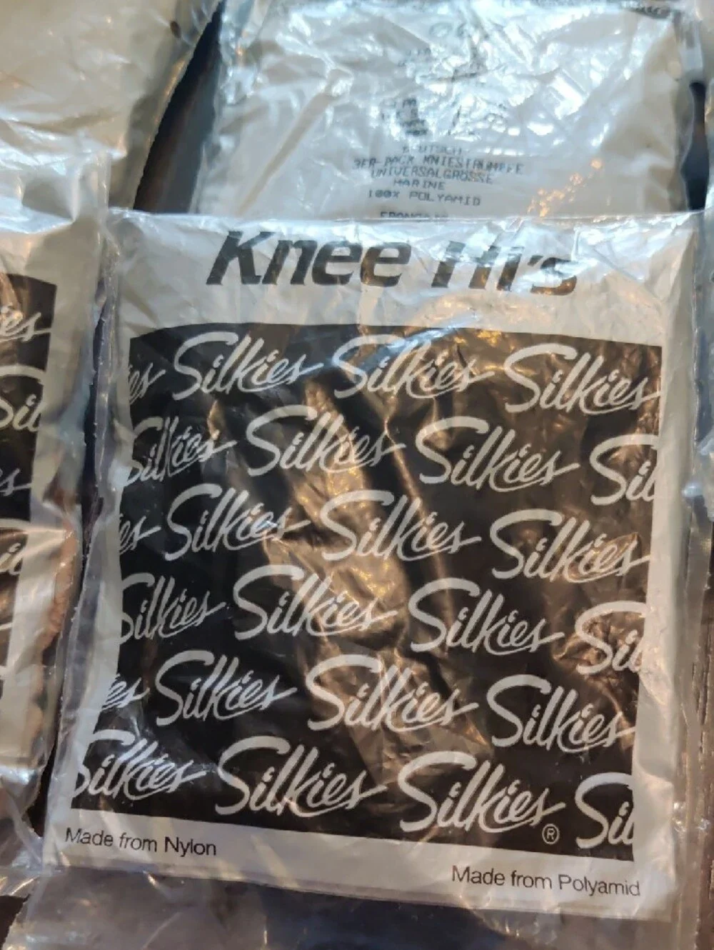 Silks Knee Hi's Sheer Stockings - Black - Nude - Navy (8 Packs)